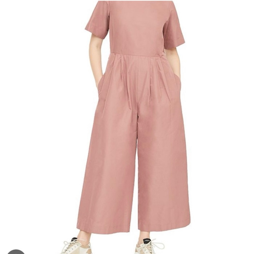 MaxMara Pink Wide-Leg Jumpsuit Contemporary Style